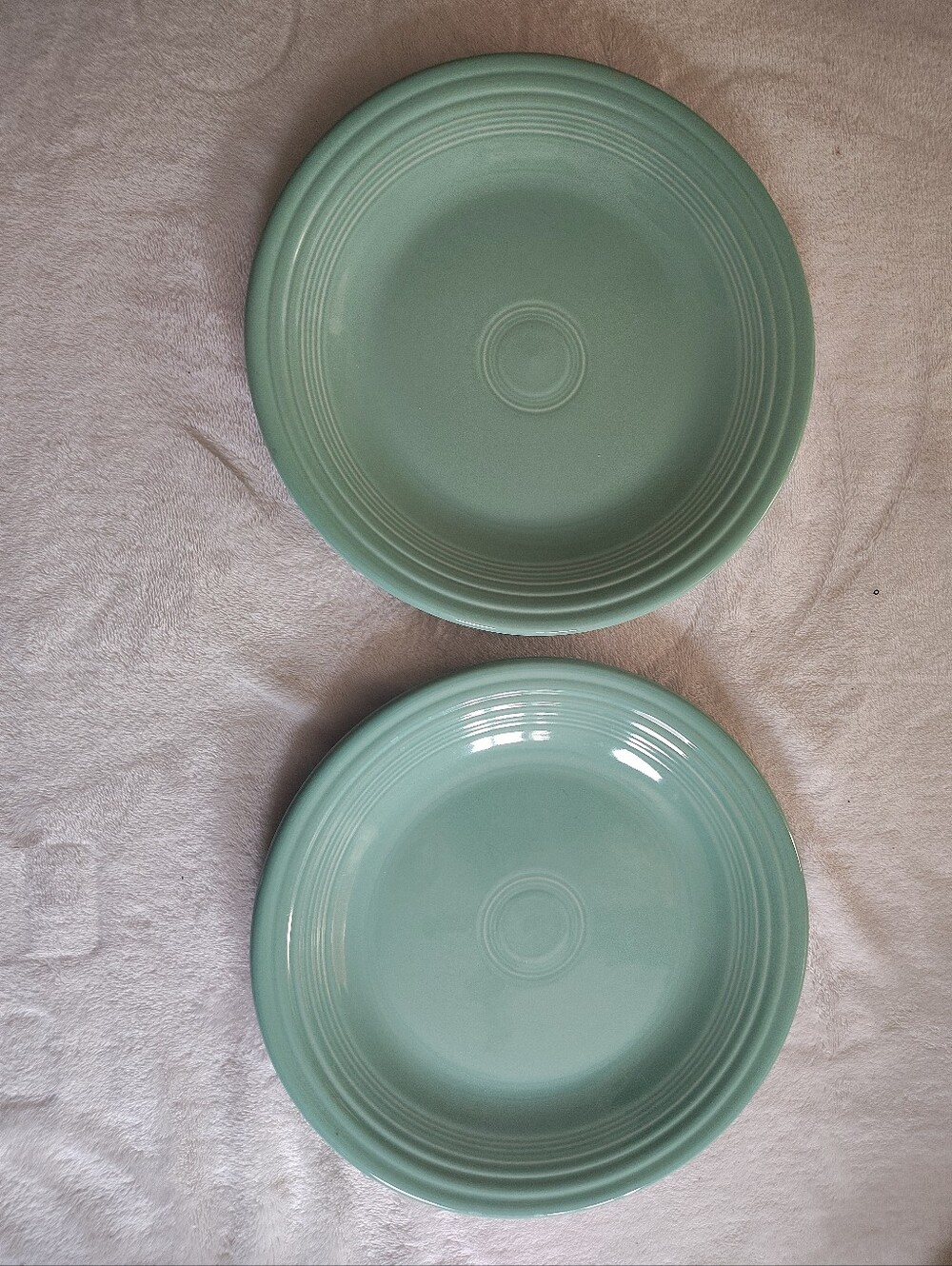 Fiestaware Sea Mist Green Dinner Plate 10 1/2” Set Of 2